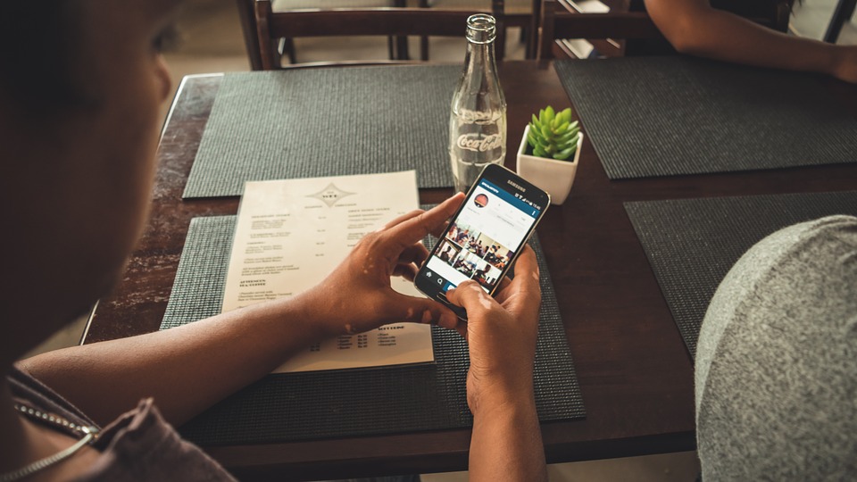 person with phone