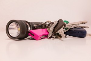 flashlight and keys 