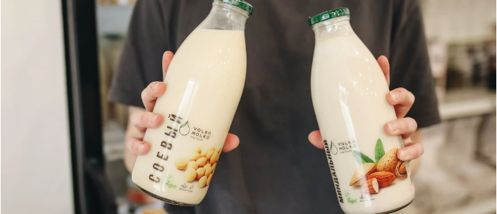 soy milk bottles